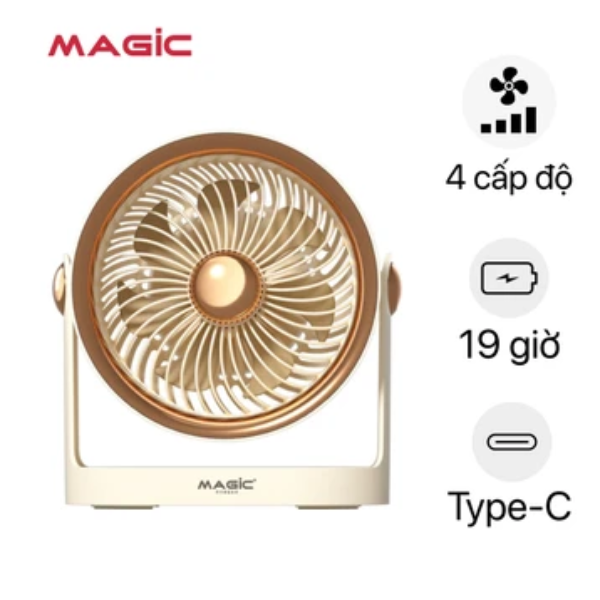Quạt mini Magic A-005 55W – Quạt để bàn 4 cấp độ gió, tiện lợi và mạnh mẽ